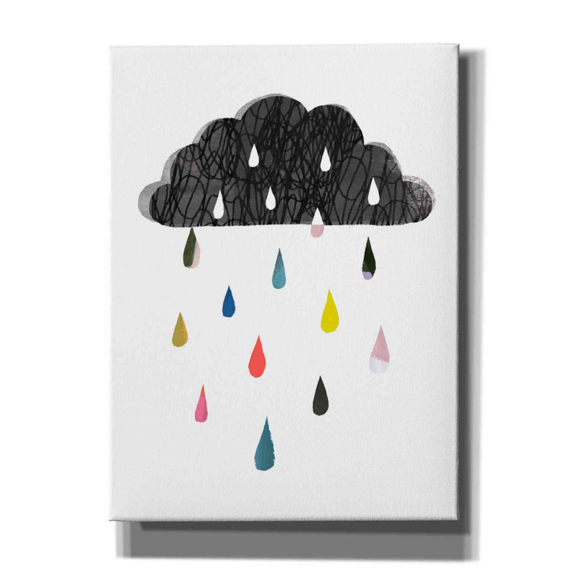 'Rainy Day Rainbow II' by Victoria Borges, Canvas Wall Art