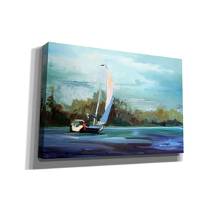 'Sailboat' by Carol Hallock, Canvas Wall Art