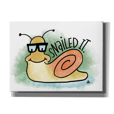 Image of 'Snailed It' by Erin Barrett, Canvas Wall Art