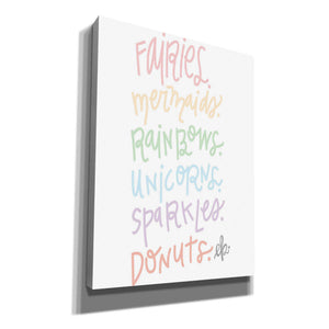 'Sparkles and Donuts' by Erin Barrett, Canvas Wall Art