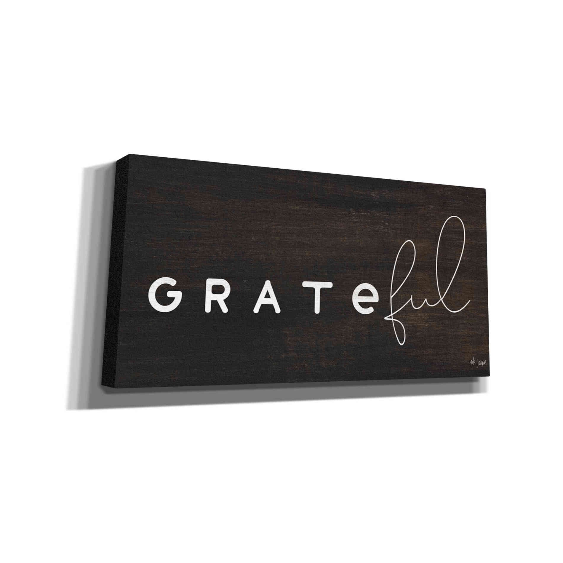 'Grateful' by Jaxn Blvd, Canvas Wall Art
