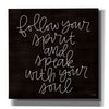 'Follow Your Spirit' by Jaxn Blvd, Canvas Wall Art