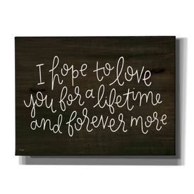 'Love For a Lifetime' by Jaxn Blvd, Canvas Wall Art