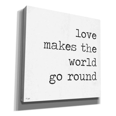 Image of 'Love Makes the World Go Round' by Jaxn Blvd, Canvas Wall Art