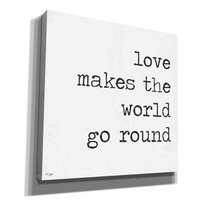 'Love Makes the World Go Round' by Jaxn Blvd, Canvas Wall Art