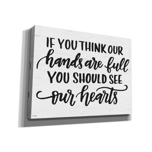 'Our Hearts' by Jaxn Blvd, Canvas Wall Art