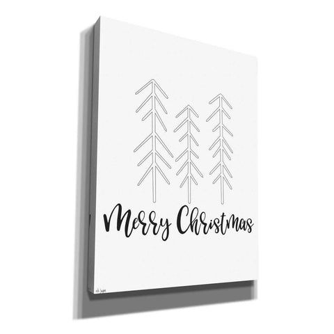Image of 'Merry Christmas' by Jaxn Blvd, Canvas Wall Art