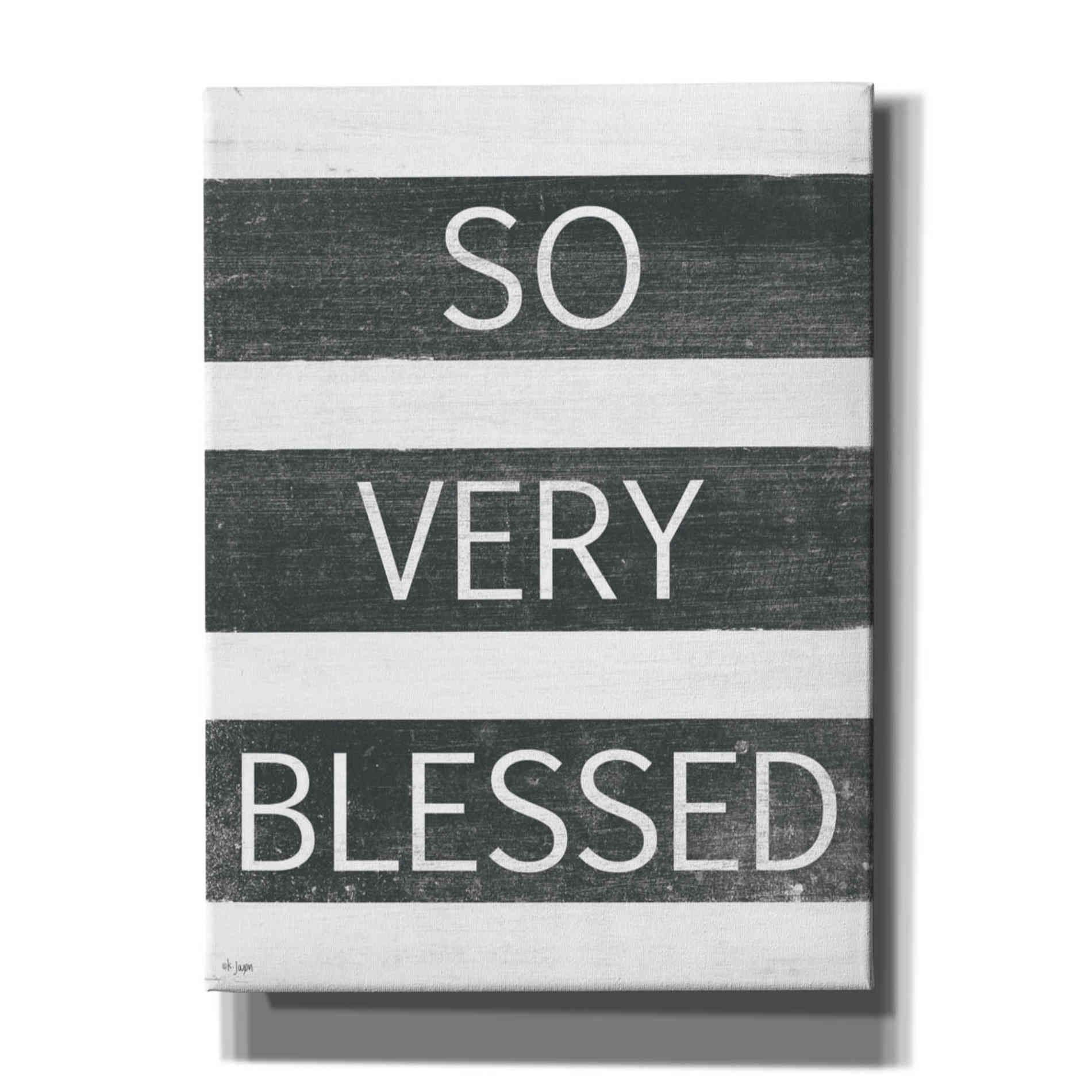 'So Very Blessed' by Jaxn Blvd, Canvas Wall Art