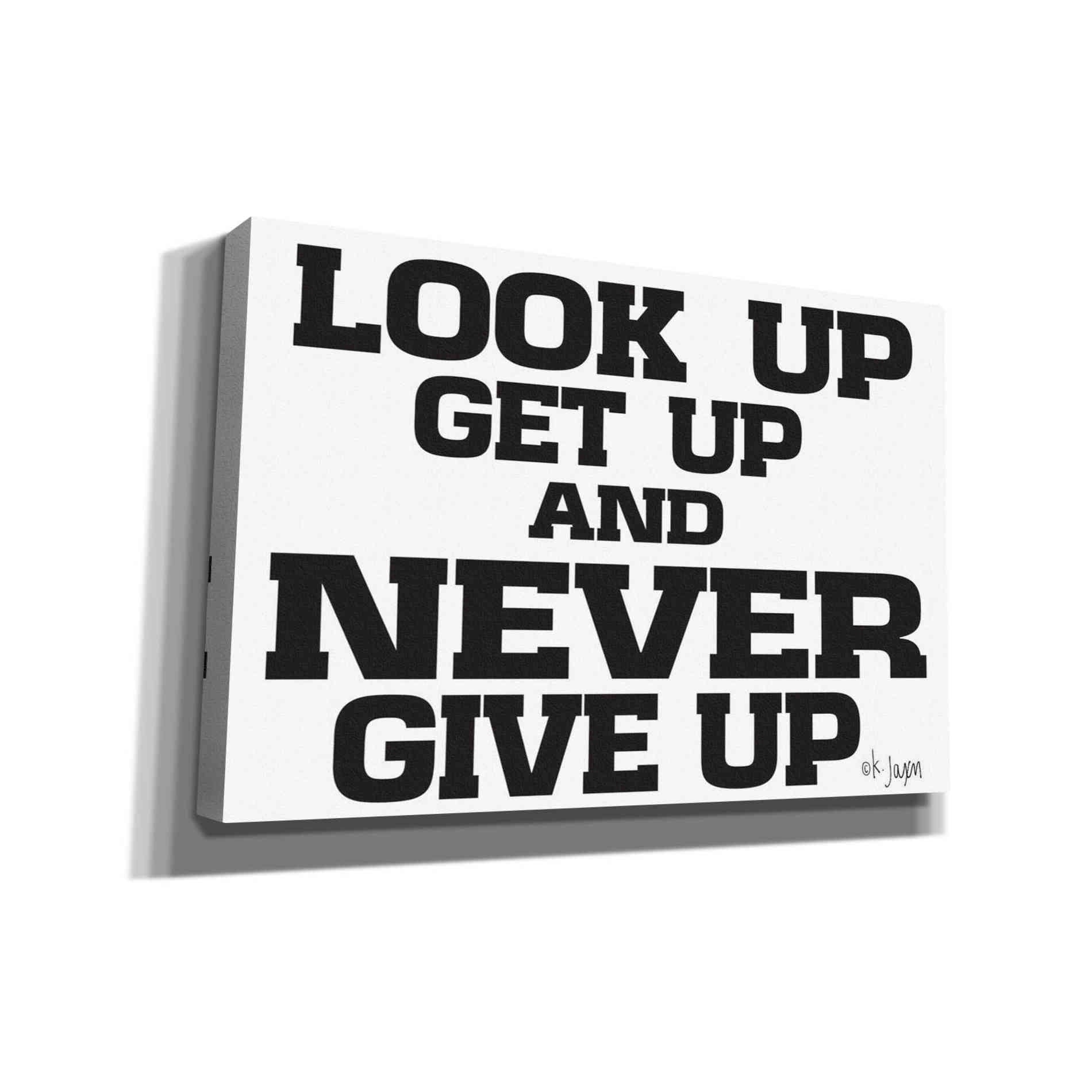 'Never Give Up II' by Jaxn Blvd, Canvas Wall Art