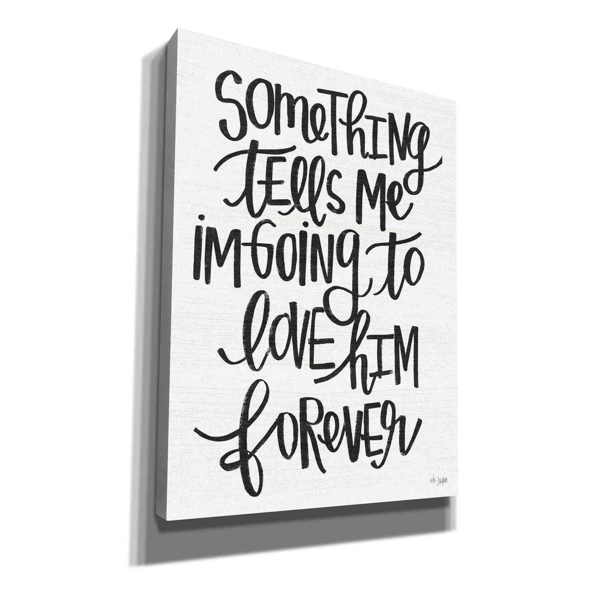 'Something Tells Me' by Jaxn Blvd, Canvas Wall Art