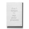 'Say Your Prayers' by Jaxn Blvd, Canvas Wall Art