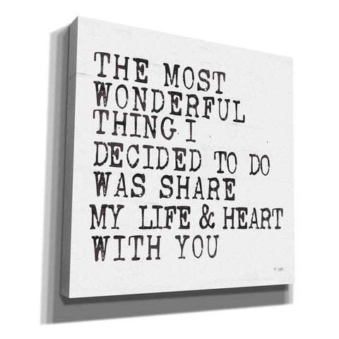 Image of 'The Most Wonderful Thing' by Jaxn Blvd, Canvas Wall Art