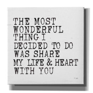 'The Most Wonderful Thing' by Jaxn Blvd, Canvas Wall Art