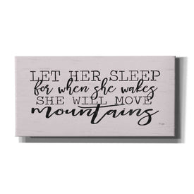 'Let Her Sleep' by Jaxn Blvd, Canvas Wall Art