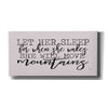 'Let Her Sleep' by Jaxn Blvd, Canvas Wall Art