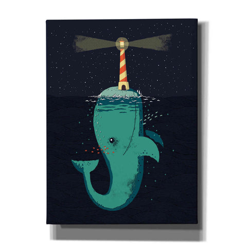 Image of 'King of The Narwhals' by Michael Buxton, Canvas Wall Art