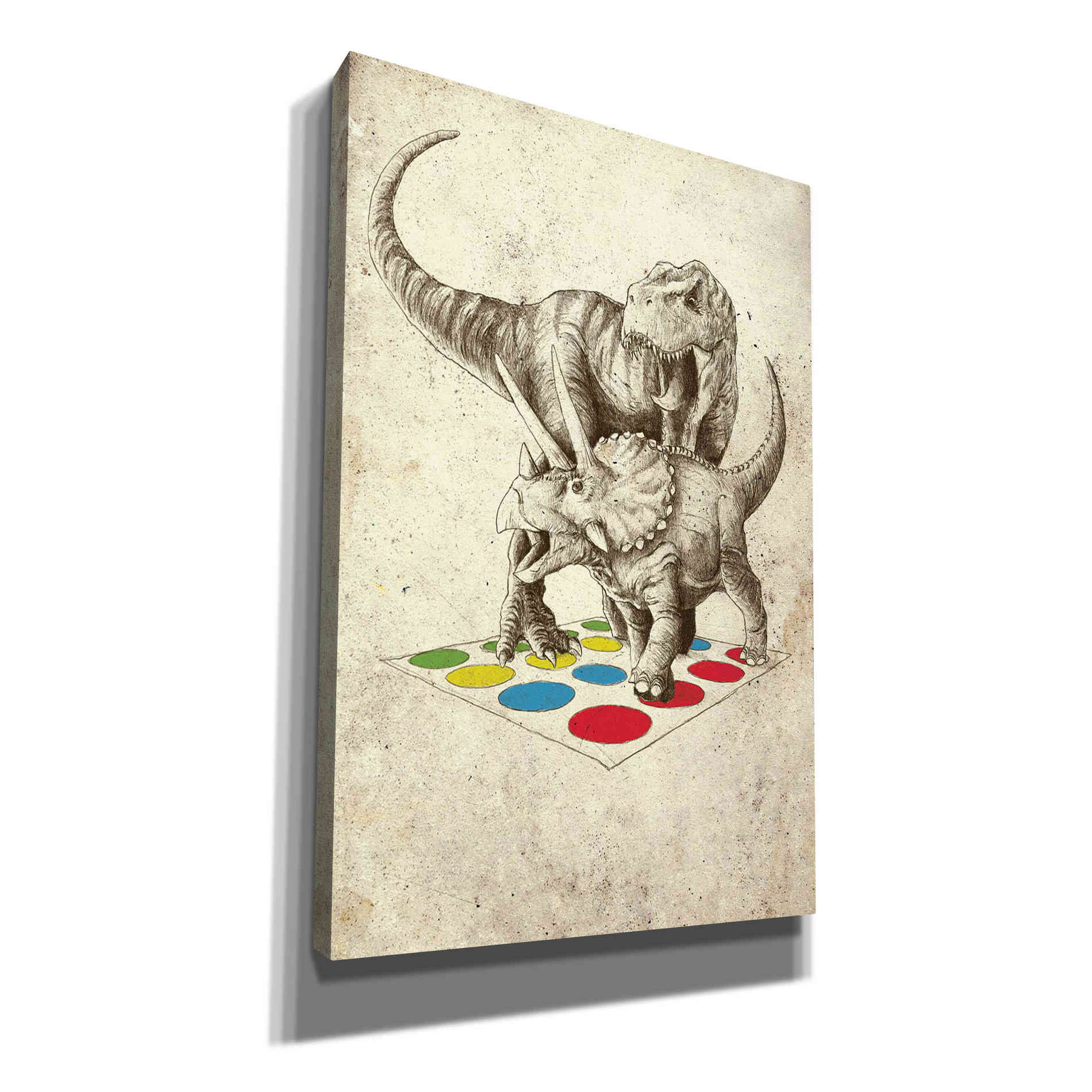 'The Ultimate Battle' by Michael Buxton, Canvas Wall Art