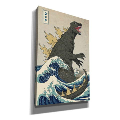 Image of 'The Great Monster off Kanagawa' by Michael Buxton, Canvas Wall Art
