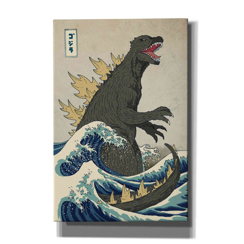 Image of 'The Great Monster off Kanagawa' by Michael Buxton, Canvas Wall Art