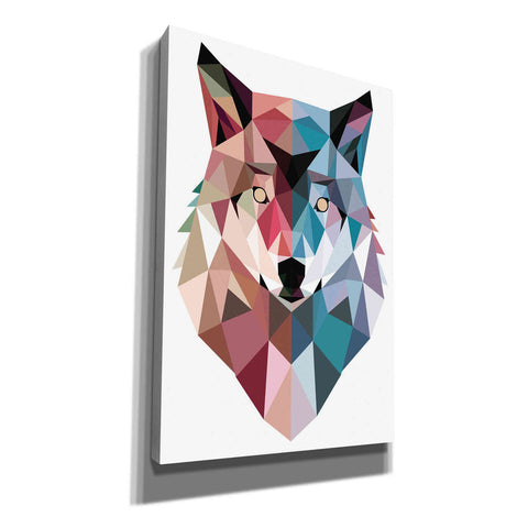 Image of 'Geo Wolf' by Michael Buxton, Canvas Wall Art