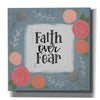 'Faith Over Fear' by Lisa Larson, Canvas Wall Art