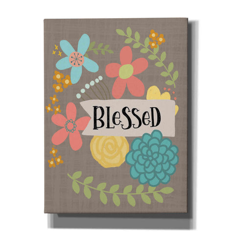 Image of 'Blessed' by Lisa Larson, Canvas Wall Art