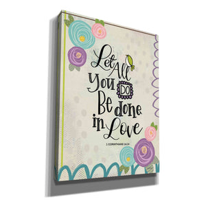 'Done in Love' by Lisa Larson, Canvas Wall Art