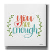 'You are Enough' by Lisa Larson, Canvas Wall Art