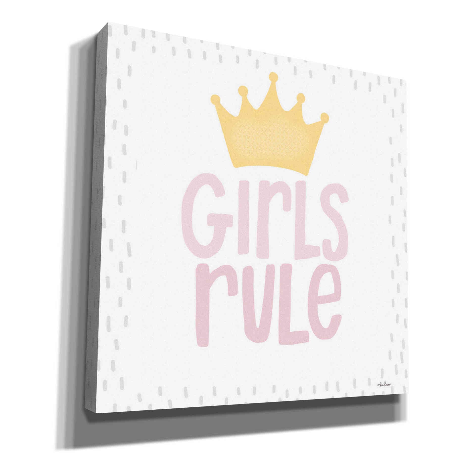 'Girls Rule' by Lisa Larson, Canvas Wall Art
