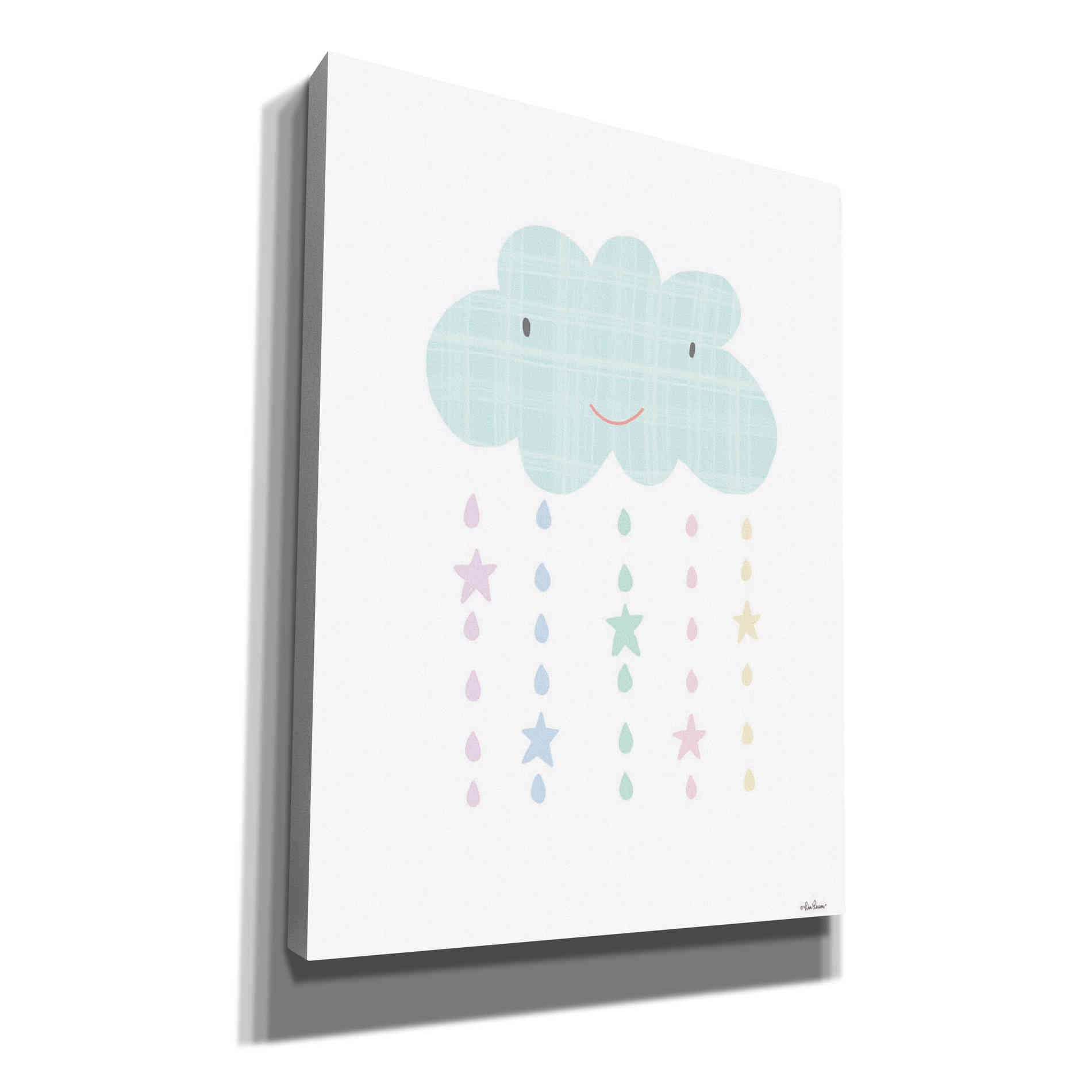 'Star Drops' by Lisa Larson, Canvas Wall Art