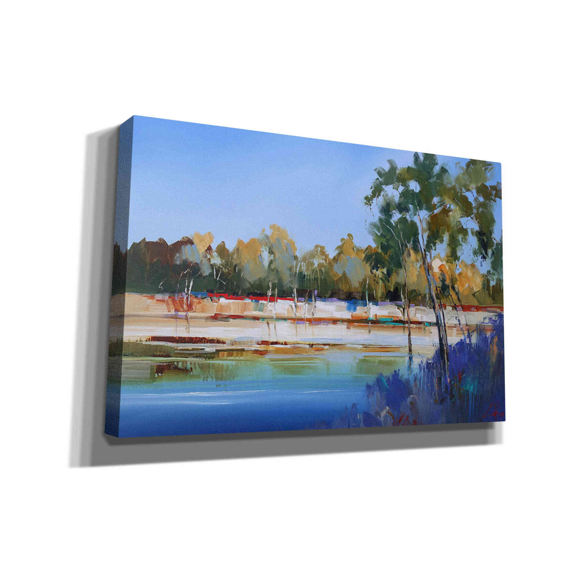 'Late Night, The Murray 2' by Craig Trewin Penny, Canvas Wall Art