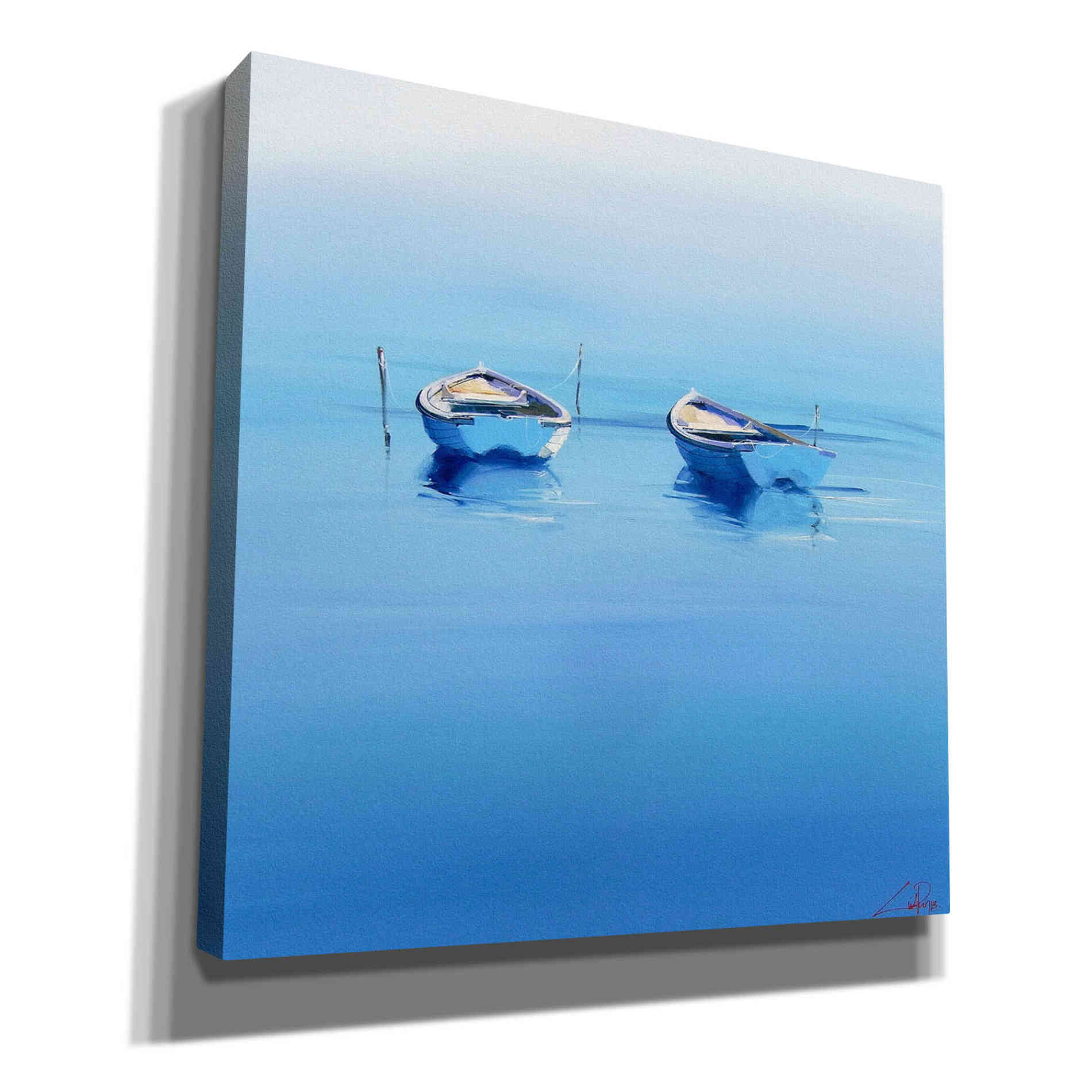 'Late Moorings' by Craig Trewin Penny, Canvas Wall Art