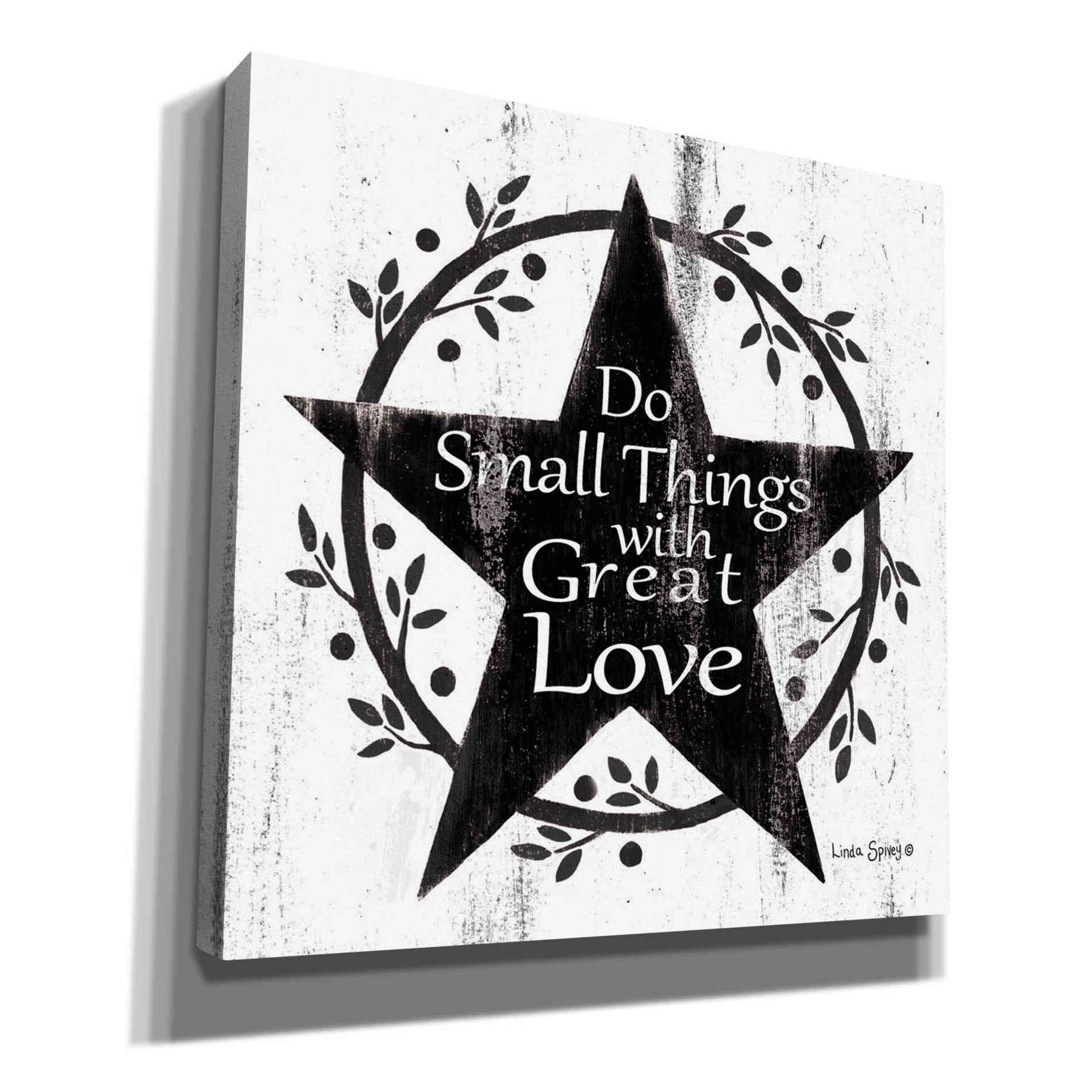 'Do Small Things with Great Love' by Linda Spivey, Canvas Wall Art
