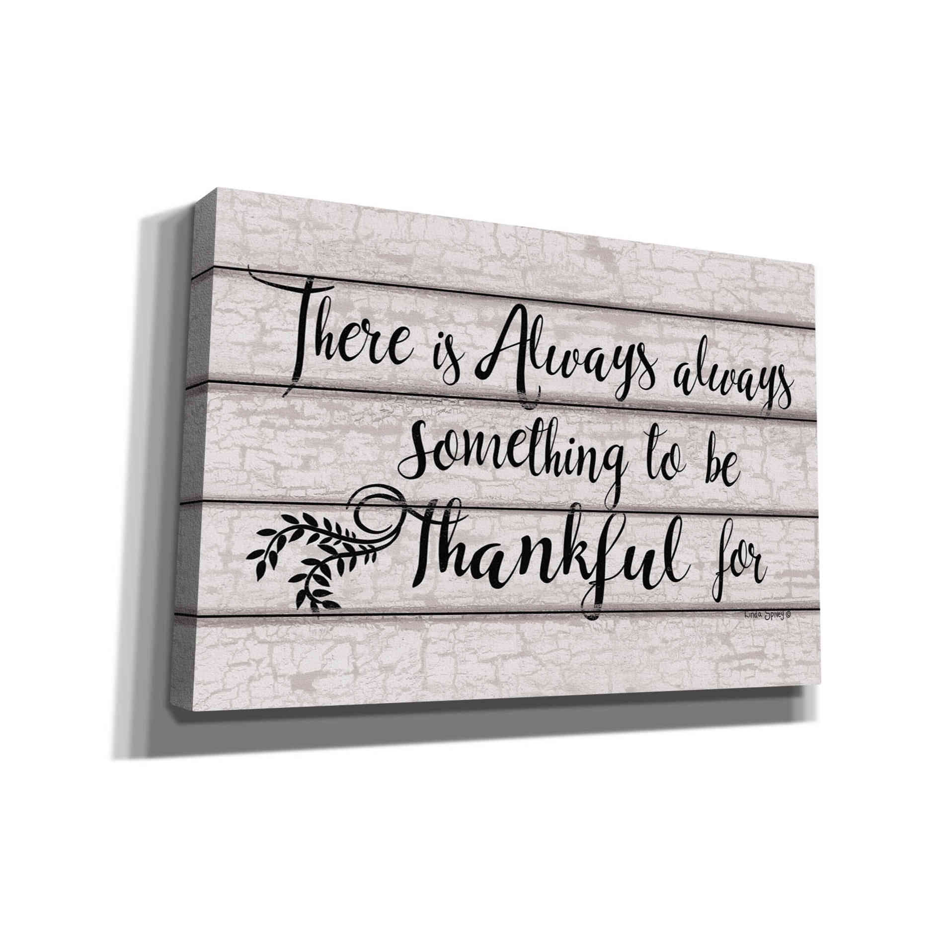 'Always Thankful' by Linda Spivey, Canvas Wall Art