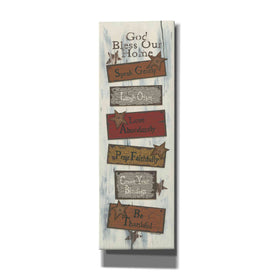 'Bless Our Home' by Linda Spivey, Canvas Wall Art