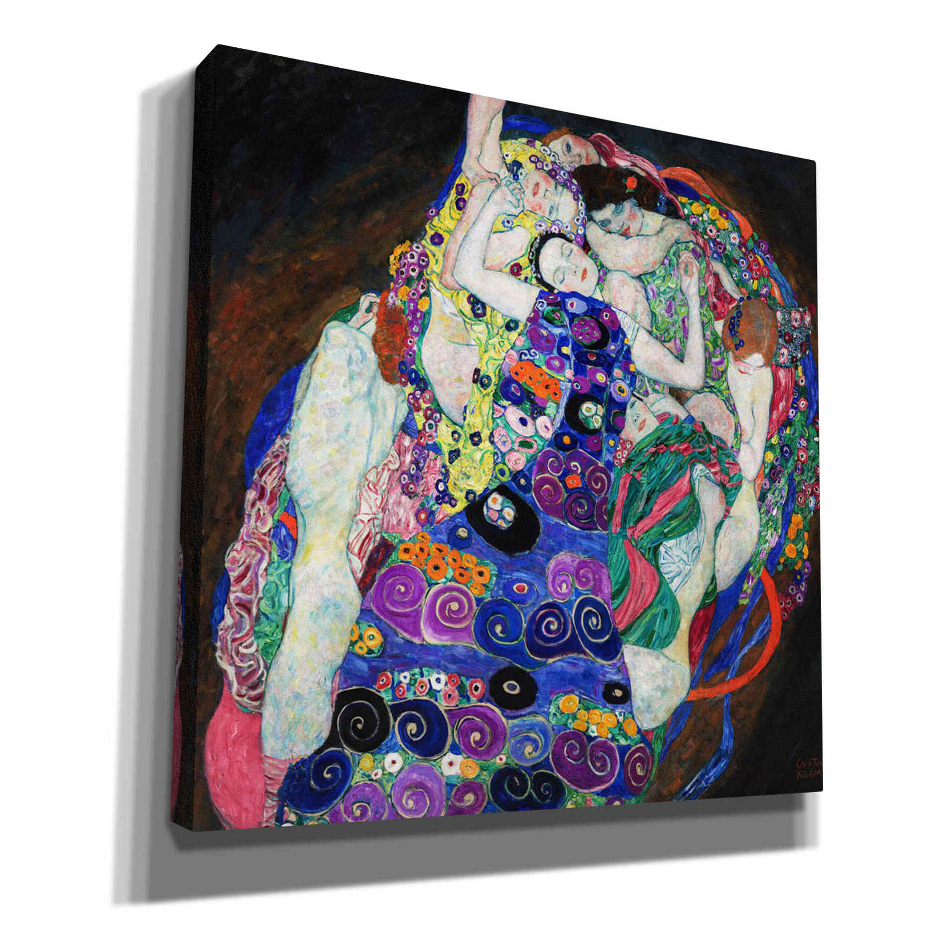 'The Virgin' by Gustav Klimt, Canvas Wall Art