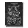 'Owen Revolver Blueprint Patent Chalkboard' Canvas Wall Art,Size A Portrait