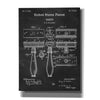 'Razor Blueprint Patent Chalkboard' Canvas Wall Art,Size A Portrait