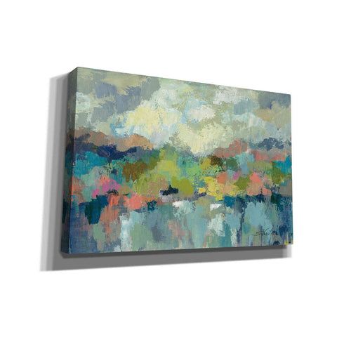 Image of "Abstract Lakeside" by Silvia Vassileva, Canvas Wall Art,Size A Landscape