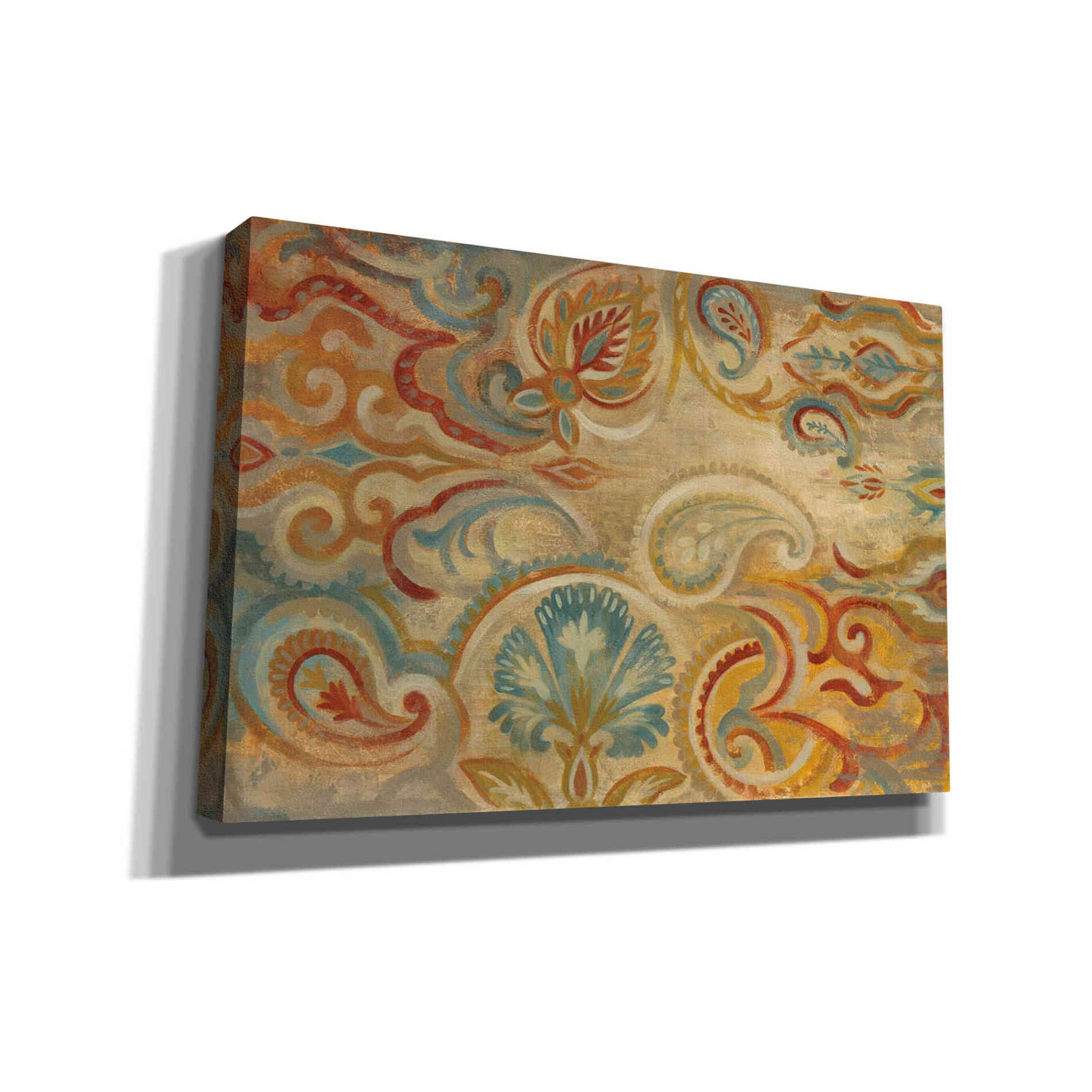 'Antique Paisley' by Silvia Vassileva, Canvas Wall Art,Size A Landscape