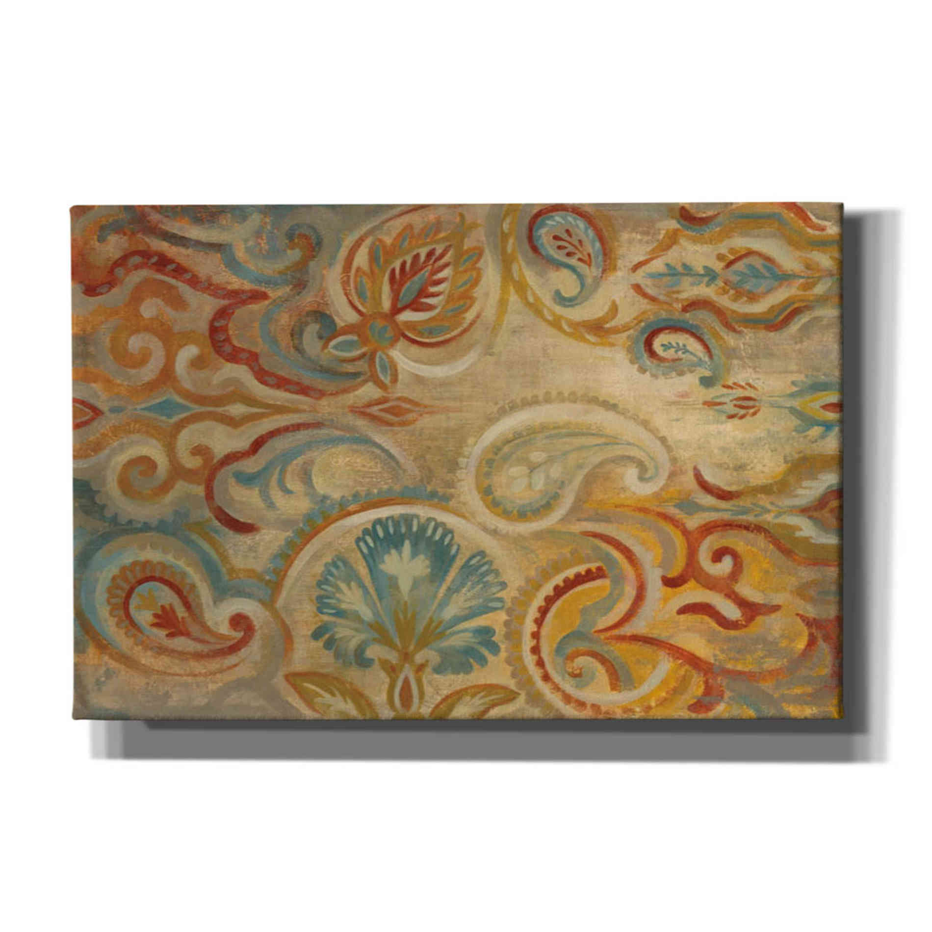 'Antique Paisley' by Silvia Vassileva, Canvas Wall Art,Size A Landscape
