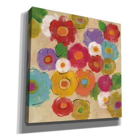 Image of 'Bohemian Bouquet II' by Silvia Vassileva, Canvas Wall Art,Size 1 Square