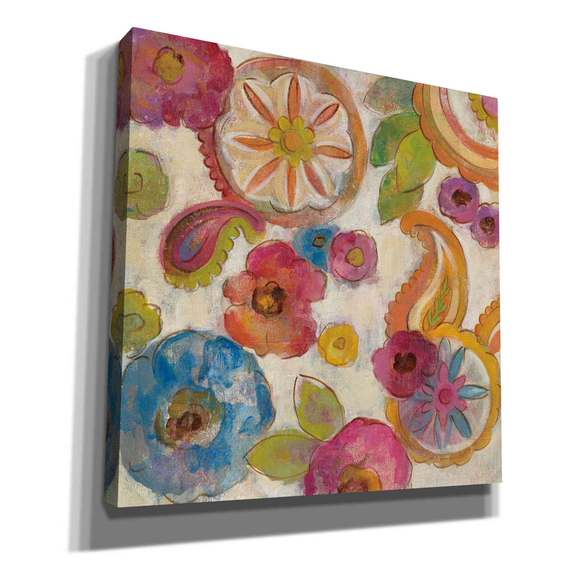 'Bohemian Summer II' by Silvia Vassileva, Canvas Wall Art,Size 1 Square