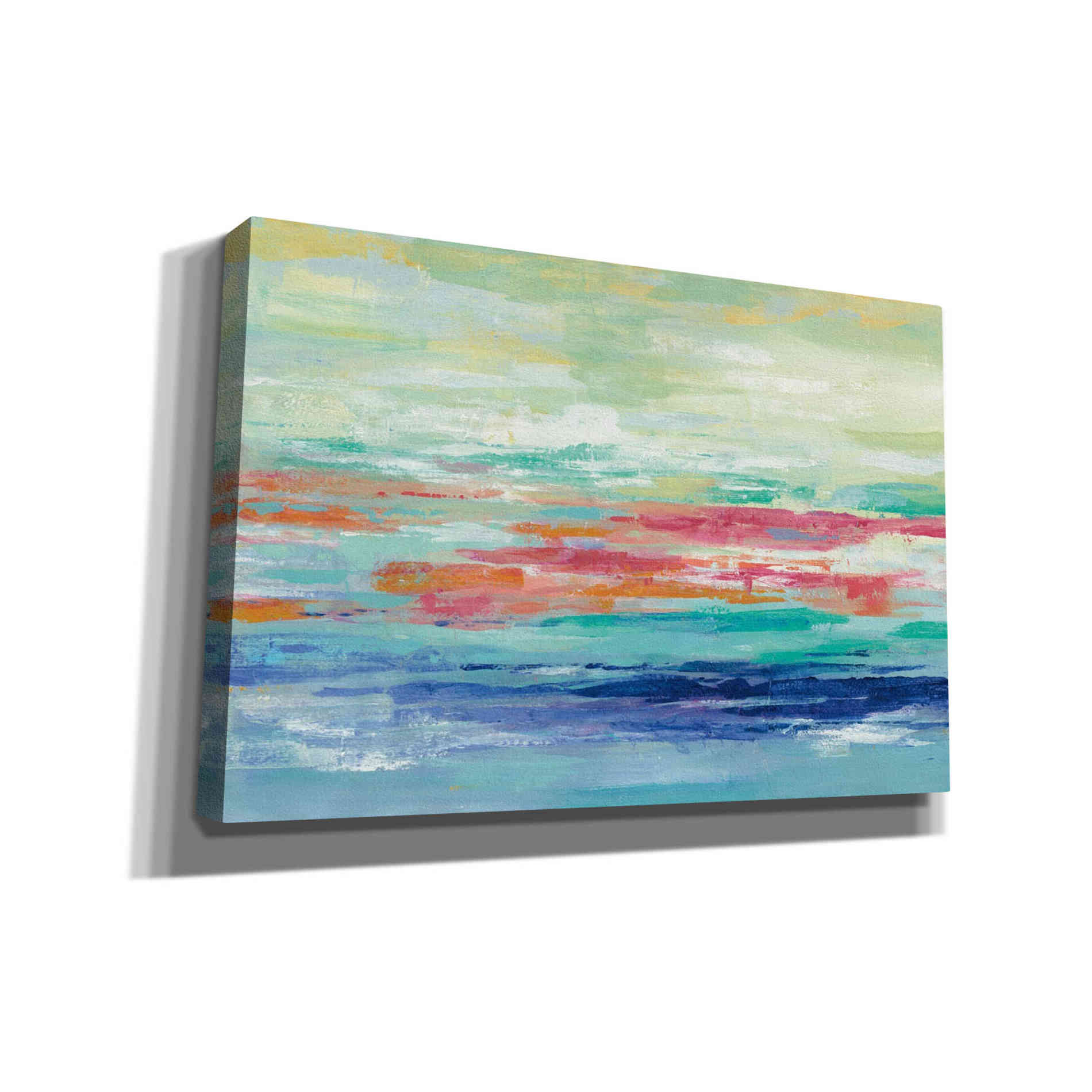"California Surf" by Silvia Vassileva, Canvas Wall Art,Size A Landscape