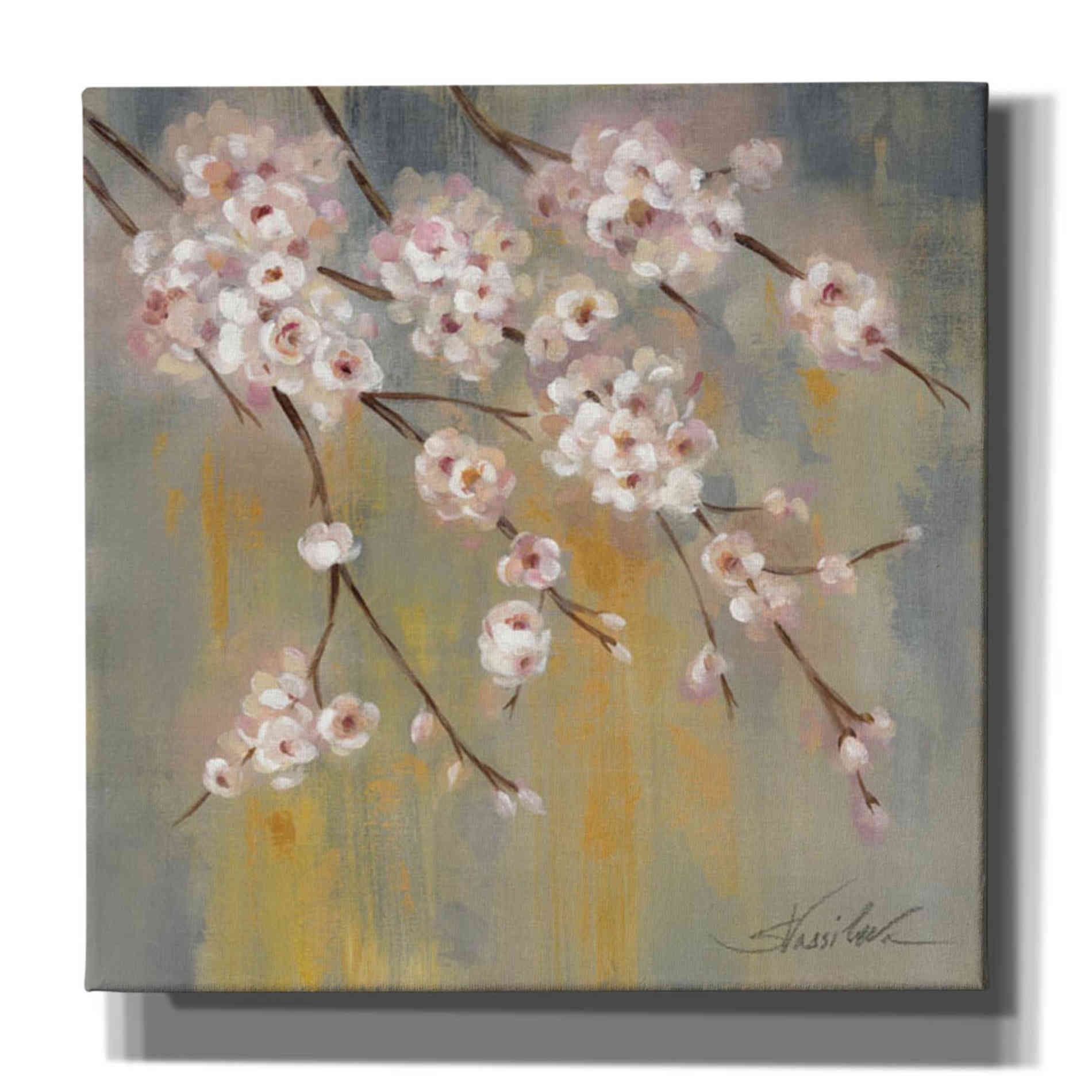 'Cherry Cloud II' by Silvia Vassileva, Canvas Wall Art,Size 1 Square