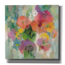 'Colorful Garden II' by Silvia Vassileva, Canvas Wall Art,Size 1 Square