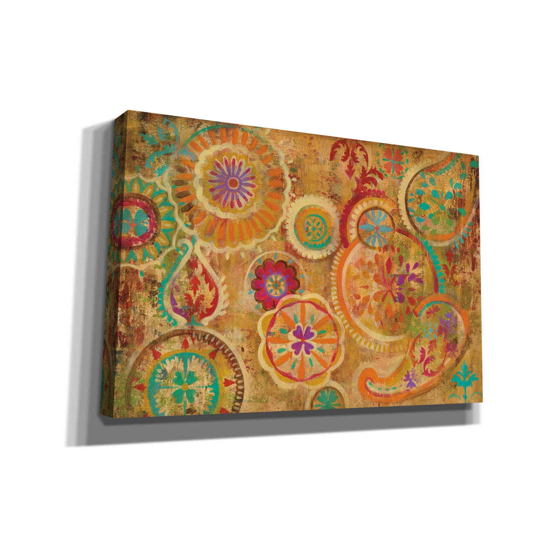 "Contemporary Paisley" by Silvia Vassileva, Canvas Wall Art,Size A Landscape