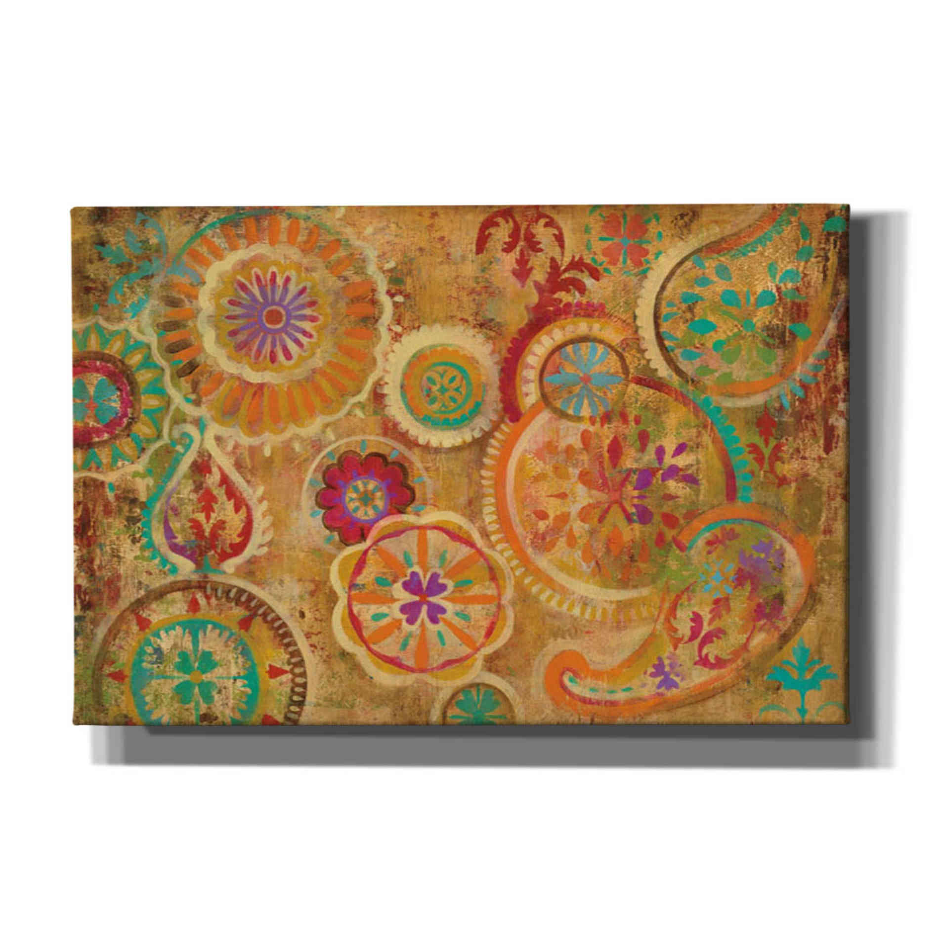 "Contemporary Paisley" by Silvia Vassileva, Canvas Wall Art,Size A Landscape