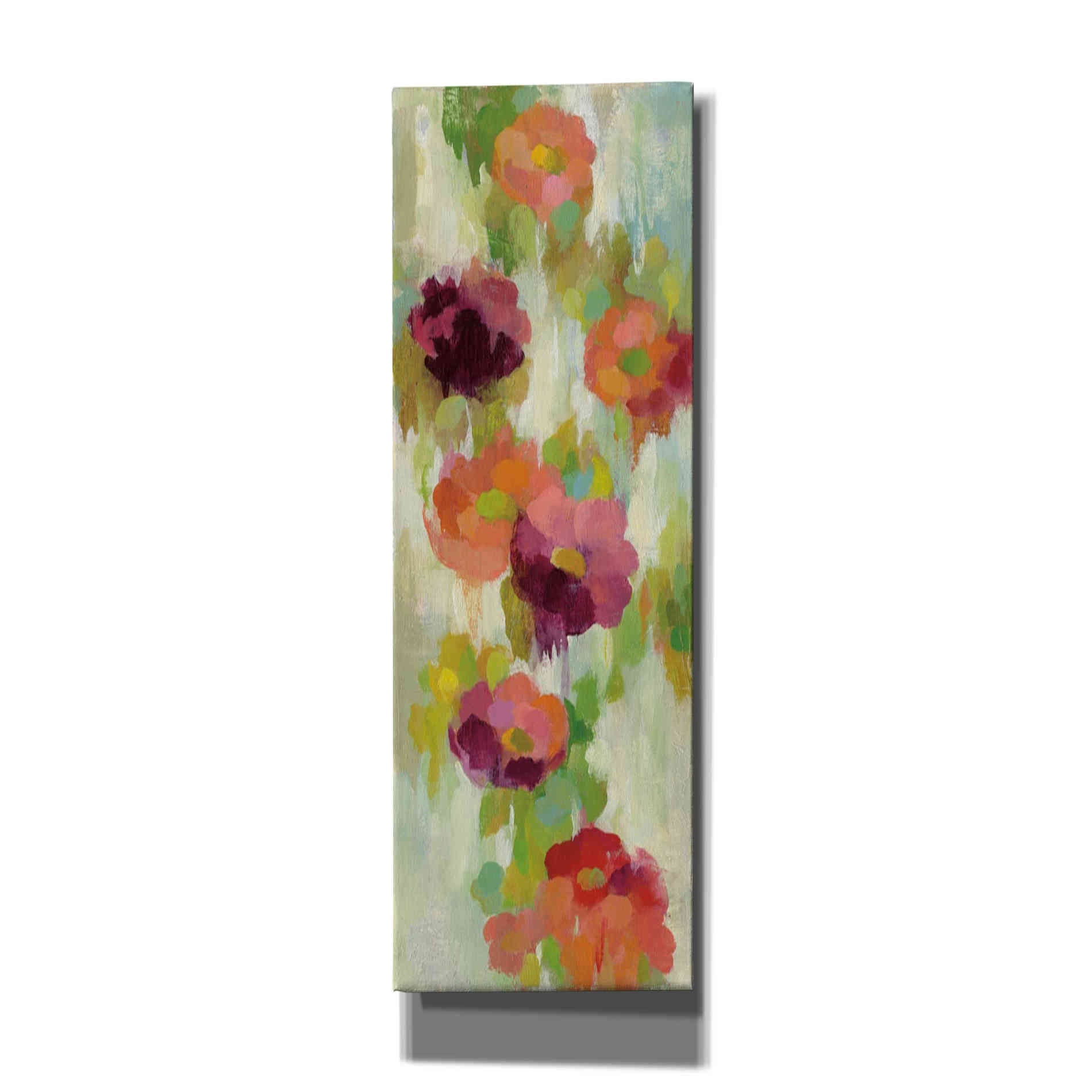 "Coral and Emerald Garden II" by Silvia Vassileva, Canvas Wall Art,Size 3 Portrait
