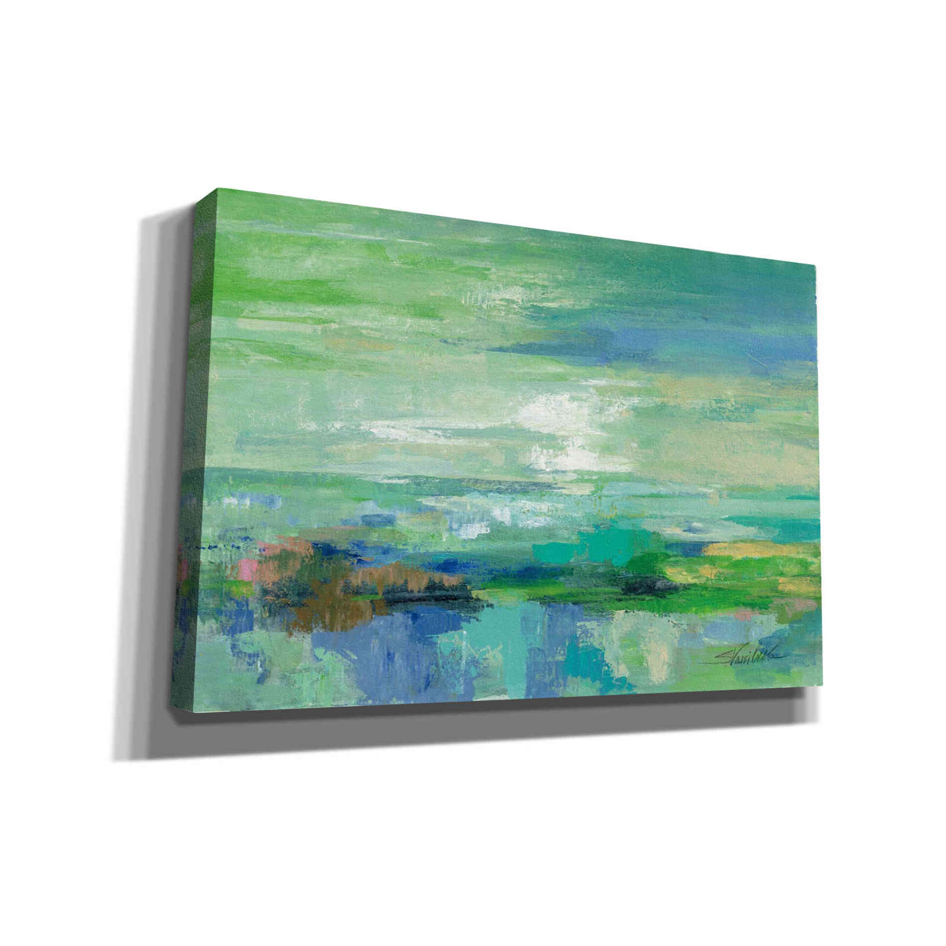 "Emerald Bay" by Silvia Vassileva, Canvas Wall Art,Size A Landscape